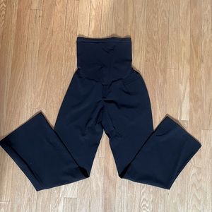 Motherhood Maternity full panel black pants. Size Petite Small.